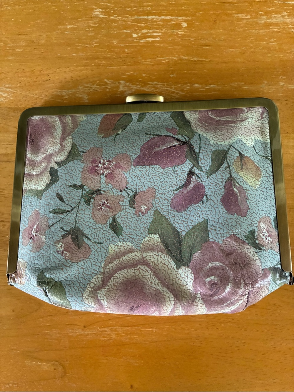 Patricia Nash Crackled Rose Garden Chain-Handle Clutch - Picture 9 of 16